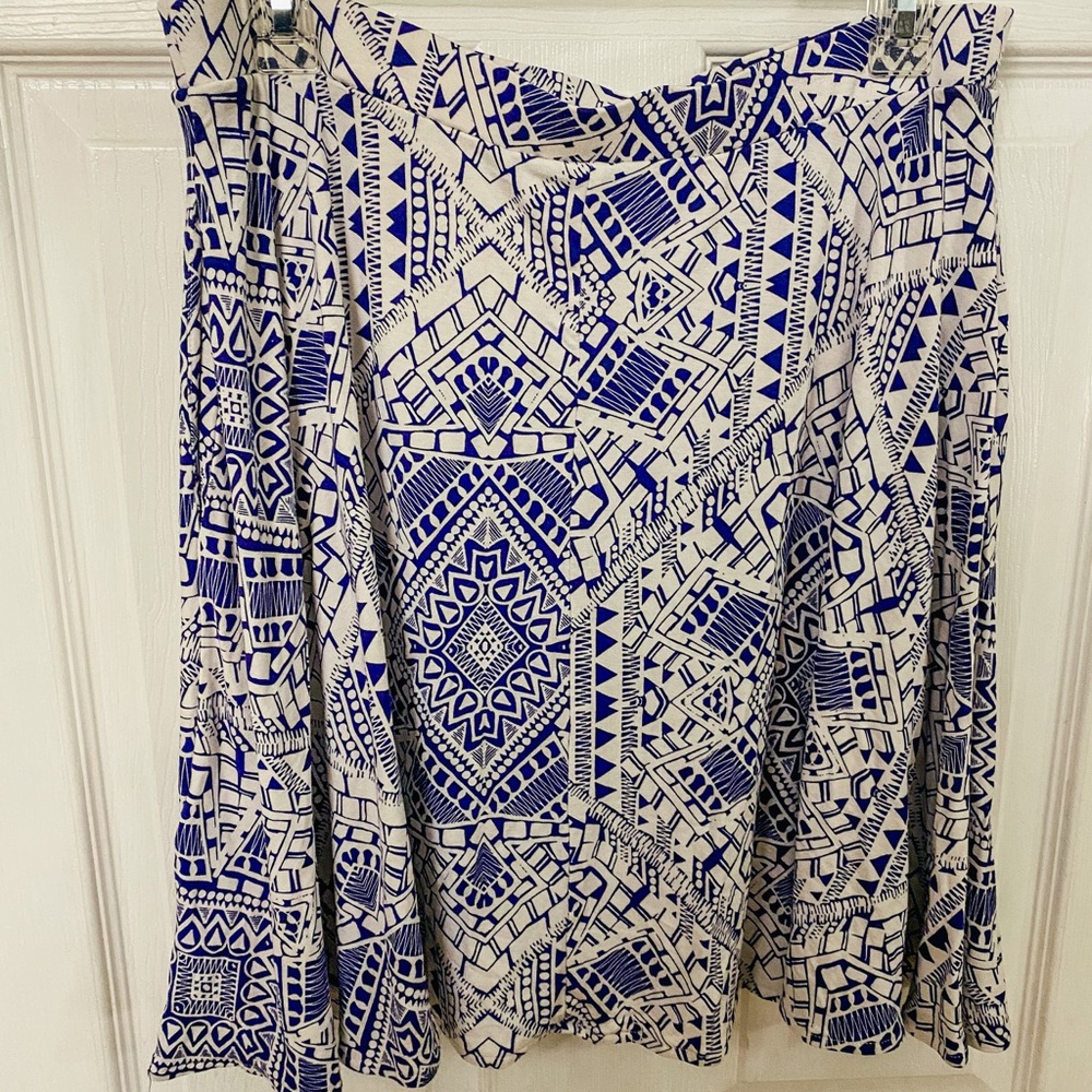 Cynthia Rowley Aztec Pattern Short Skirt